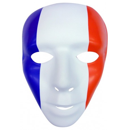 MASQUE TRICOLORE PVC