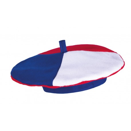 BERET GALETTE TRICOLORE