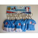 PORTE CLEF MAILLOT FRANCE BLEU